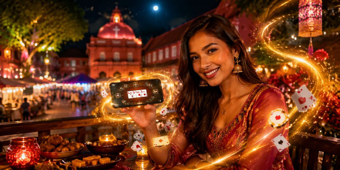 Permainan Teen Patti dalam talian dengan tema gaya Melayu Melaka di platform 474